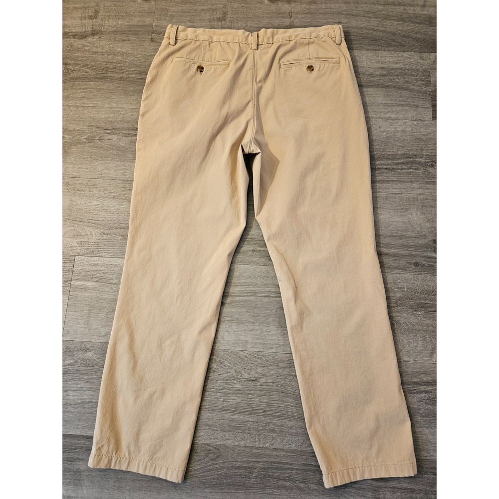 Club Room Mens Pants Khaki Flat Front Stretch 36 X 30 - Picture 4 of 5